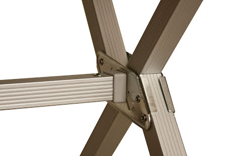 Holiday campingbord Milano 119x70 Alu