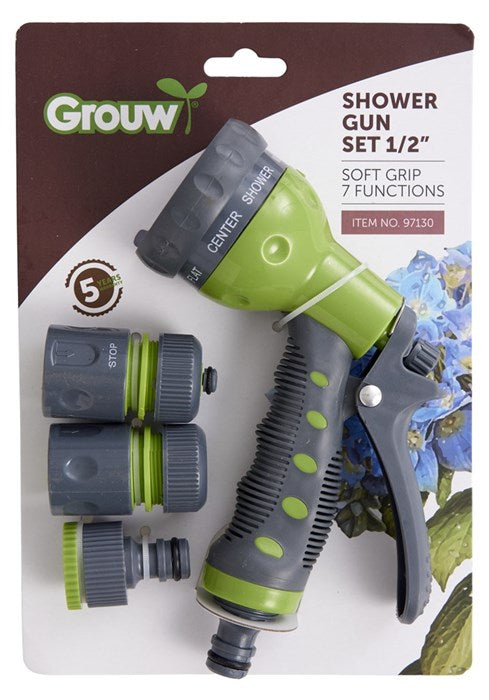 Grouw Dyse til haveslange 1/2'' 5 dele