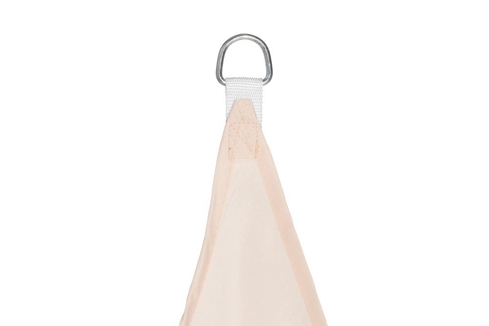 4Living Solsegel, Triangel 7 x 7 x 7 m naturvit