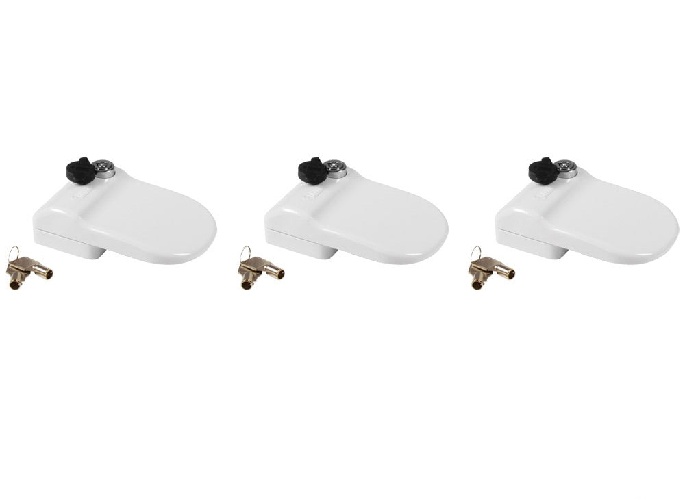 Fiamma Dørlås Safe Dør 15x9x5cm 3stk hvid