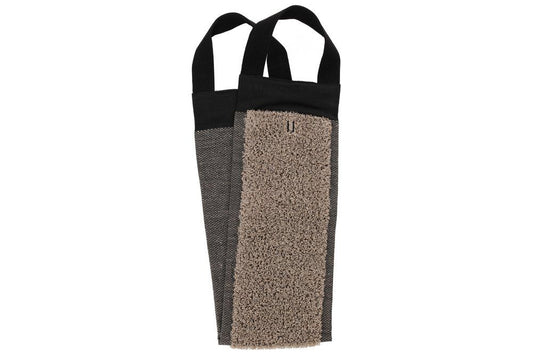 Rento Ryggtvätt bommullsfrotté svart/bomull 14x70 cm