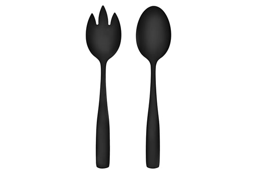 Maku Basic Salladsbestick, stål, svart, matt
