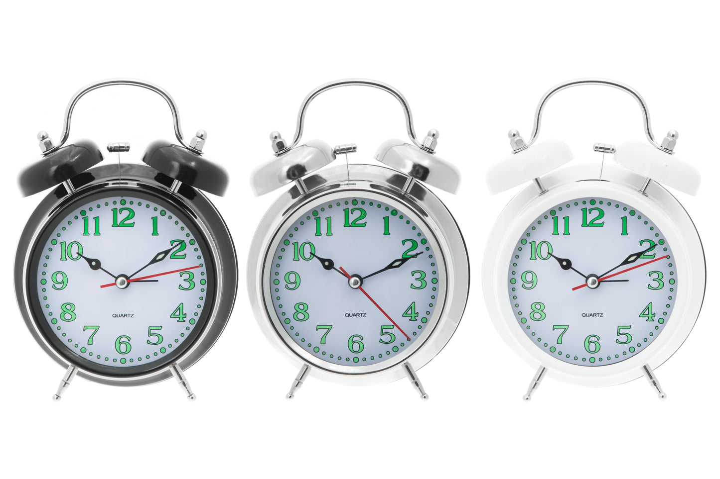 4Living Väckarklocka, lysande, 11 cm, olika färger , 1st