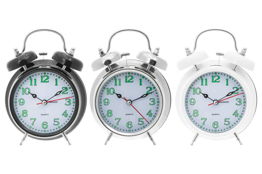 4Living Väckarklocka, lysande, 11 cm, olika färger , 1st