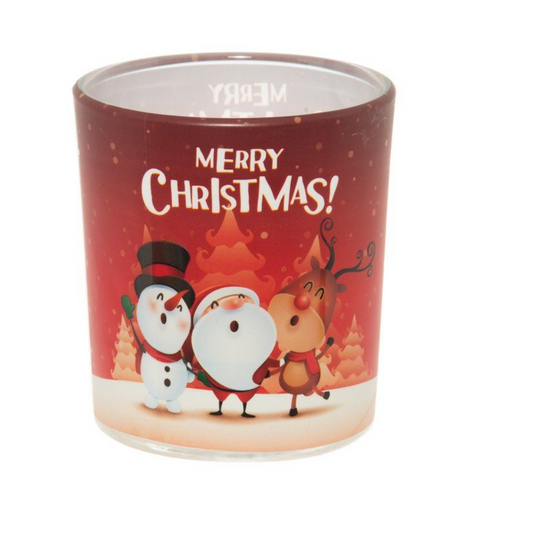 Duftlys i en glaskrukke, Merry Christmas