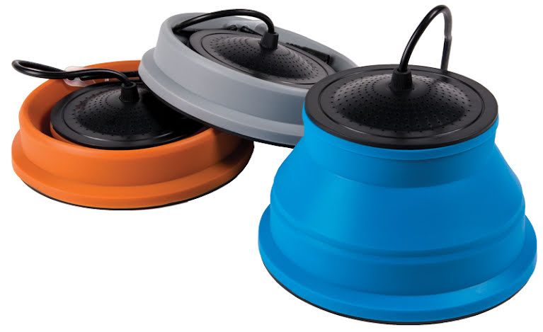 Loftslampe Groove Silicone Blue