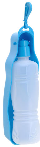 Vandskål & flaske Rejsesæt 4 farver