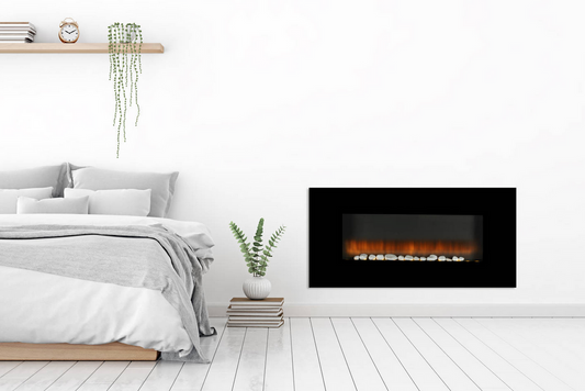 Alpina Seattle elektrisk öppen spis väggmonterad 2000W LED