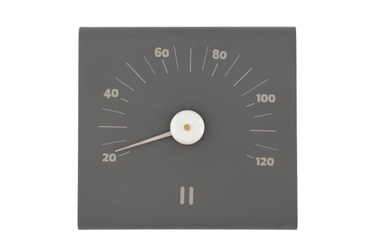 Rento Bastu termometer av aluminium grå