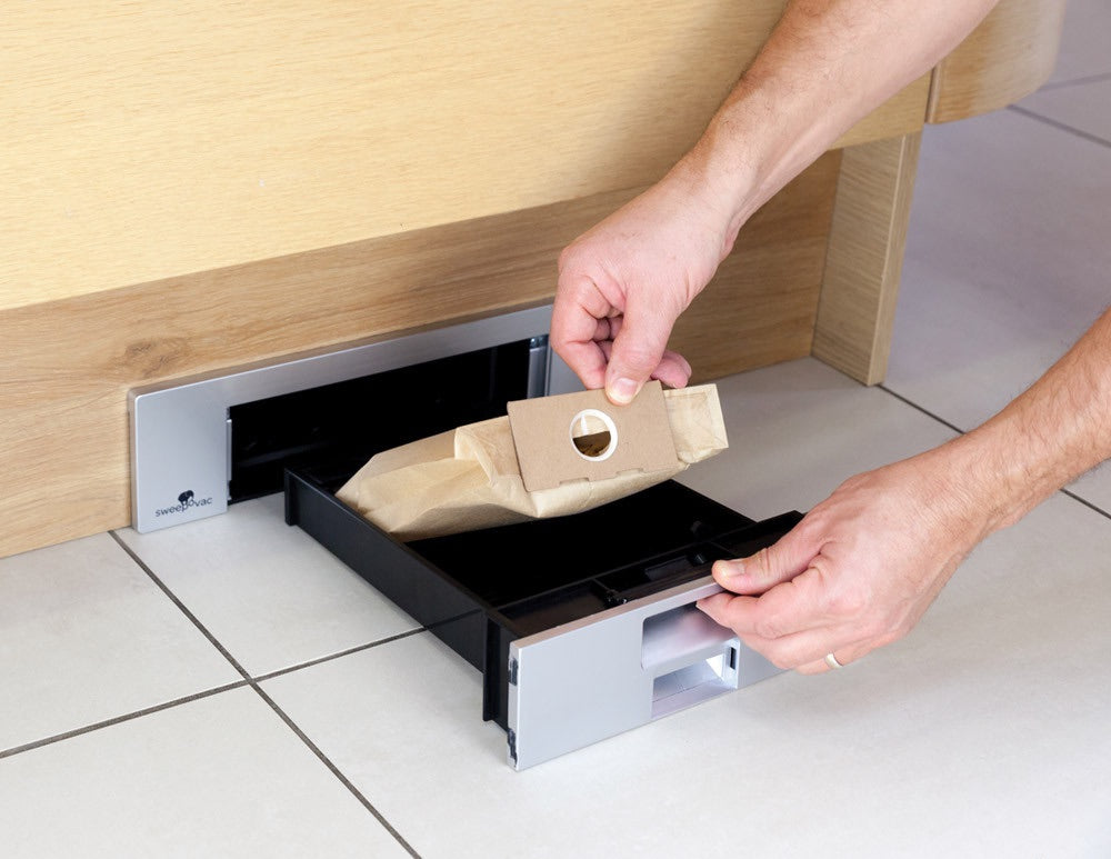 Sweepovac Piedestalstøvsuger m/slangesæt inkl. dyser sølvgrå