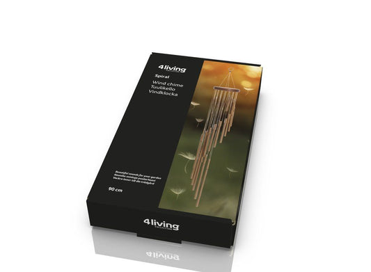 4Living Vindklocka Spiral 90 cm brons