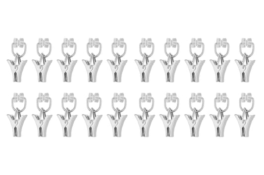 4Living Gardinklämma I-skena 20 st.