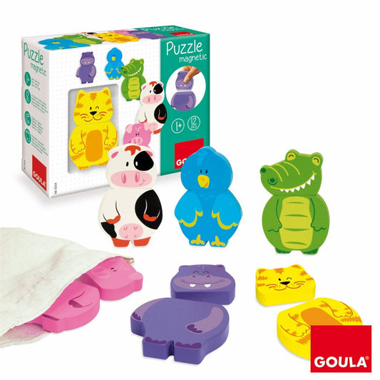 Goula Puzzle magnetiska figurer
