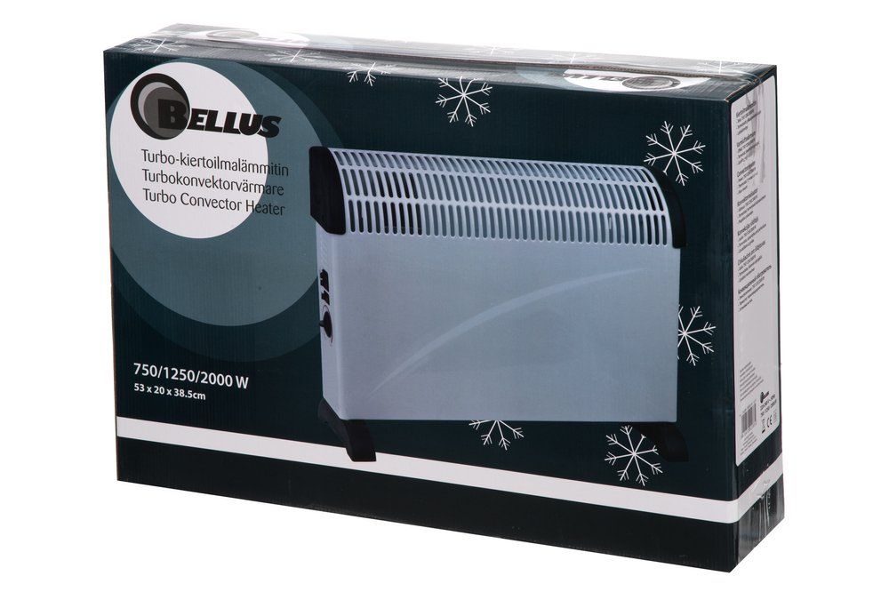 Bellus Konvektorvärmare med turbofläkt 2 000W