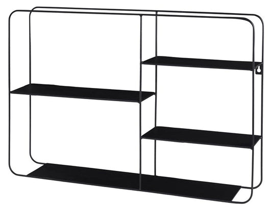 Day Væghylde 57X40X10 Sort Metal