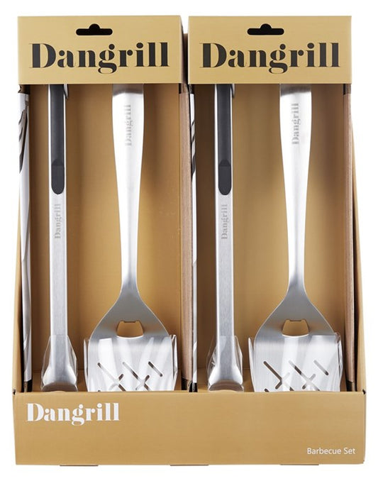 Dangrill Grillredskapsset i Rostfritt stål 2 delar