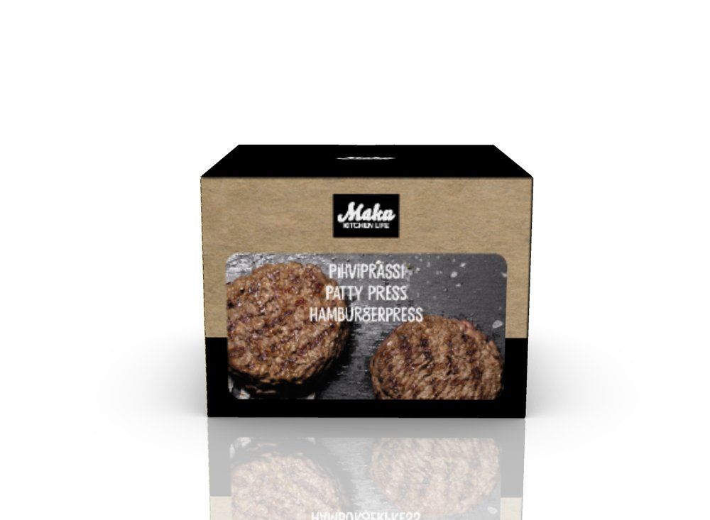 Maku Patty press , gjuten aluminium