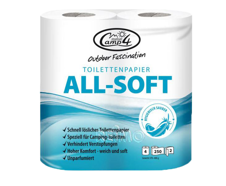 CAMP4 toiletpapir All-Soft 4-pack