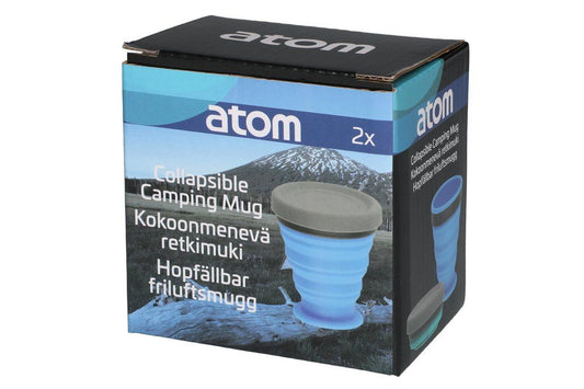 Atom Silikonmugg hopfällbar 2pack