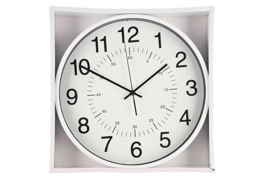 4Living Väggklocka Manhattan 38 cm vit