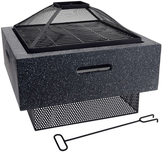 Ambiance Eldfat m/grillgaller 52x52x30cm