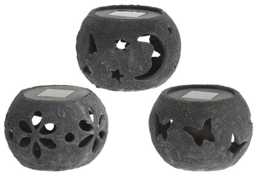 Tarmo Lantern Solar Stone ass.