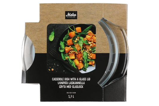 Maku Grytform av glas 1,7 L