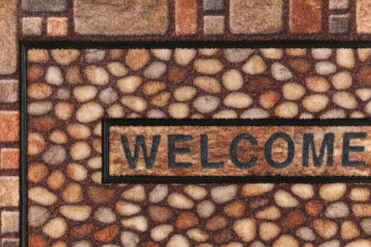 4Living Dörrmatta Stones multi 45x75 cm