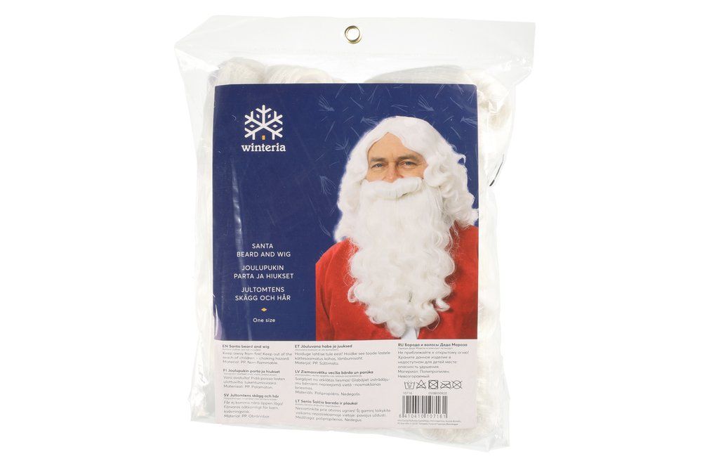 Winteria Jultomteperuk och skägg vitt