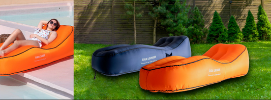 Giga Lounger CS1 vilstol blå