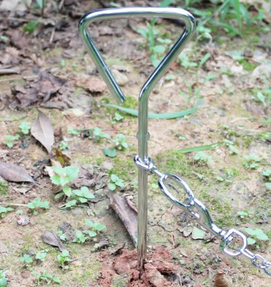 Holiday Jordspids til hundesnor i metal