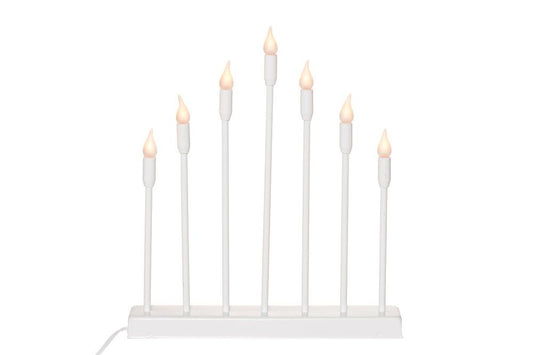 Finnlumor Ljusstake 7-armad Linda vit