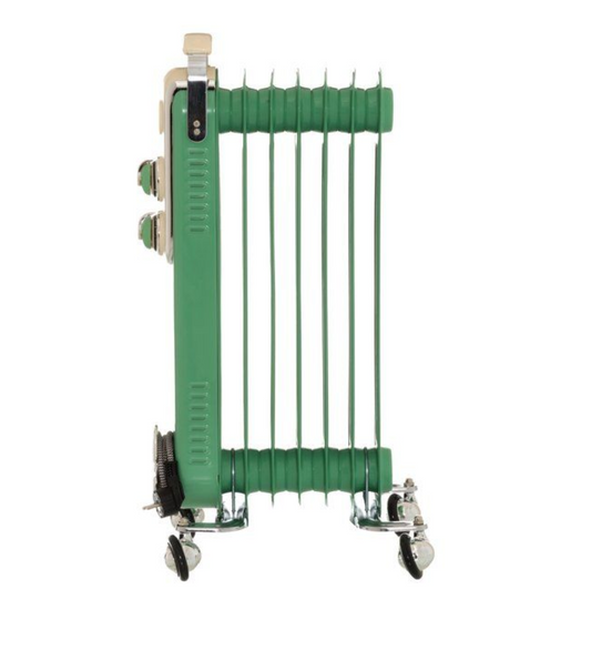 Bellus Olievarmer Retro grøn 1500W