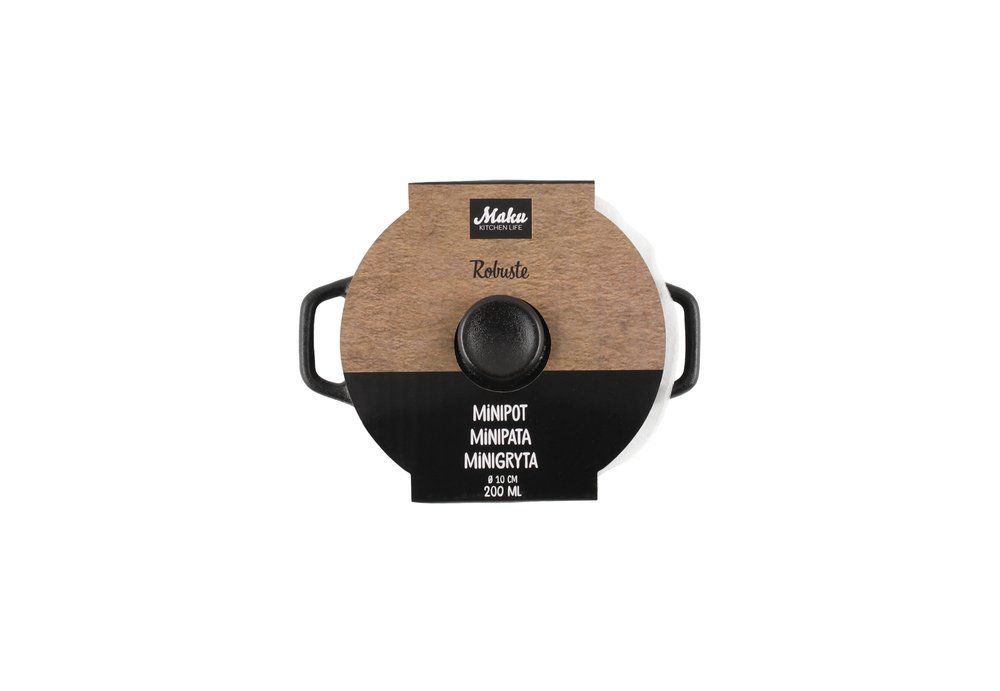 Maku Robust miniovnform med låg 13,5 cm