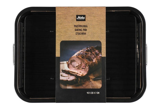 Maku Ugnsform 40 x 28 x 7 cm med grillgaller 5,6 L