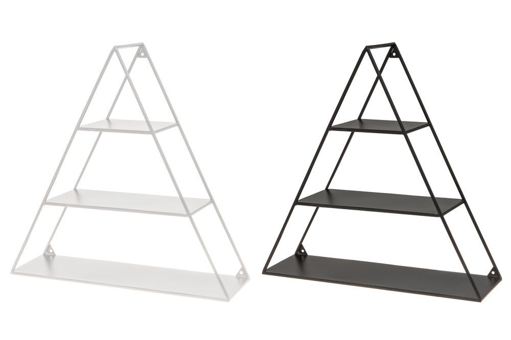 4Living Metal Hylla Triangel Ass.