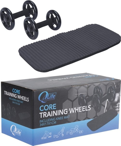 Q4Life Magträningshjul Core med knämatta