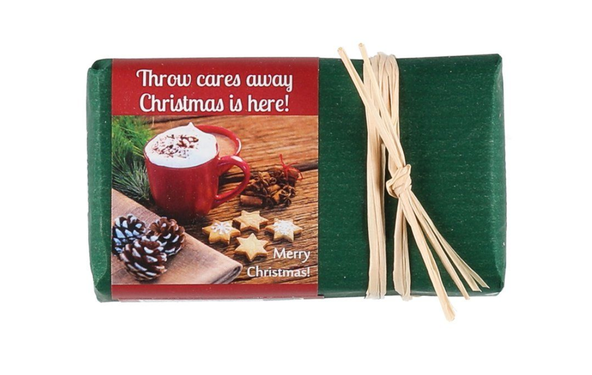 Sæbe Mini Christmas Notes, forskellige dufte 100g