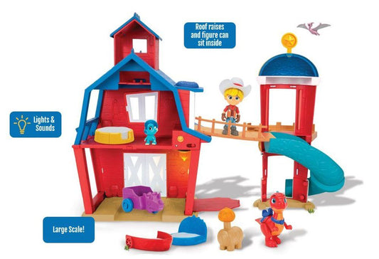 Dino Ranch Legehus med lys og lyde