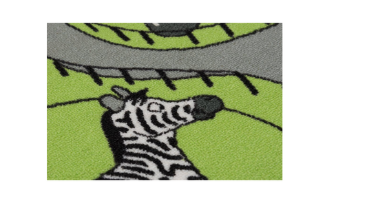 4Living lekmatta med djurparkstema Zoo 100x150cm