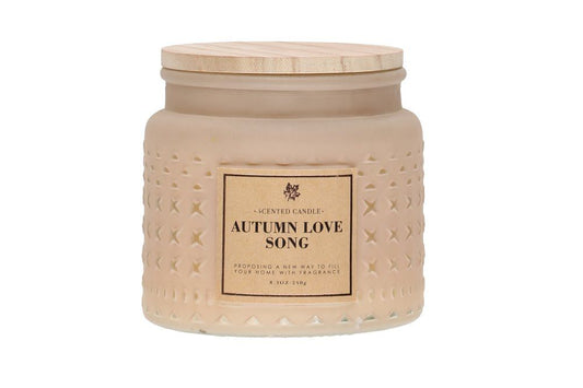 Polar Duftlys med trælåg 9,8 x 9,2 cm Ass.