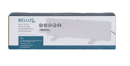 Bellus Panelvarmere Disa 750 W IP24