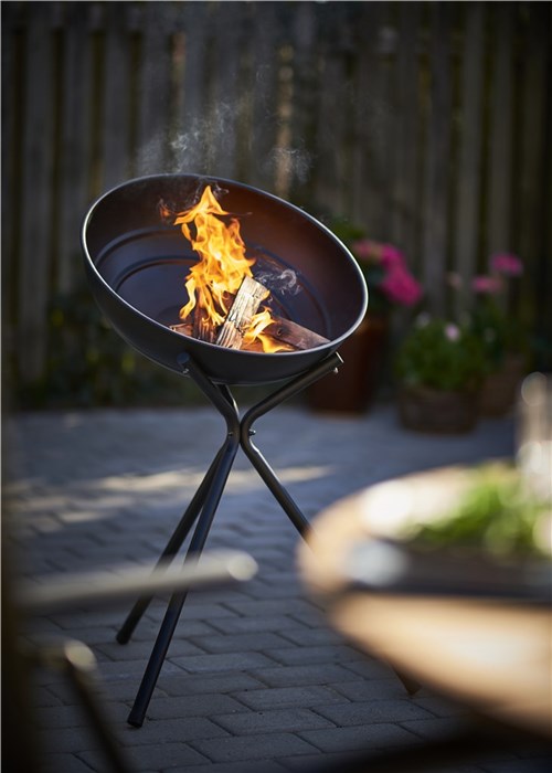 Dangrill Eldstad med lutbar skål Ø57cm