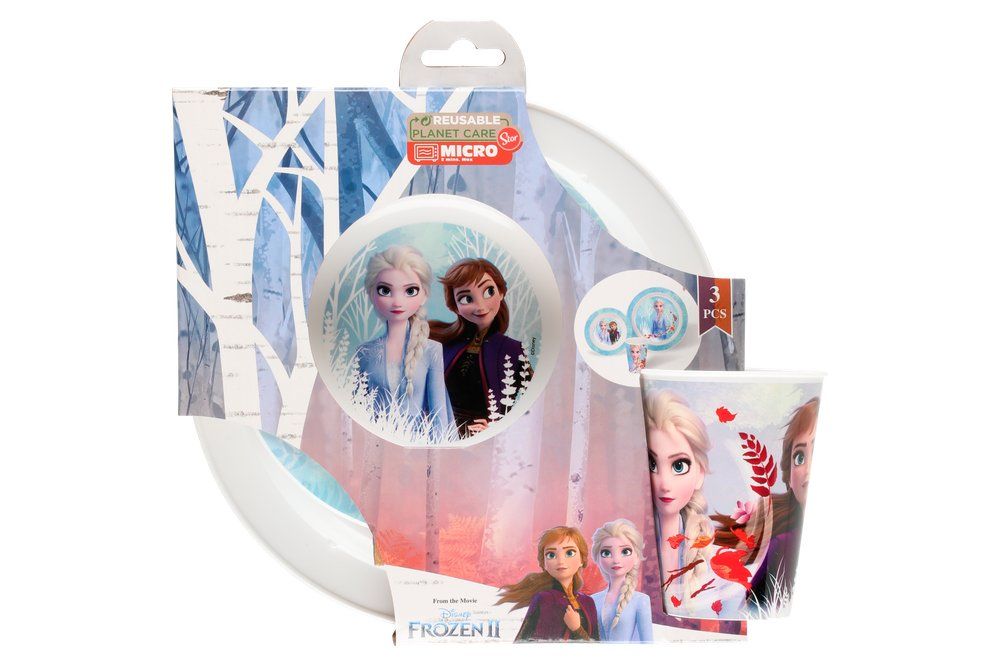 Disney Frozen plastservis, 3 delar