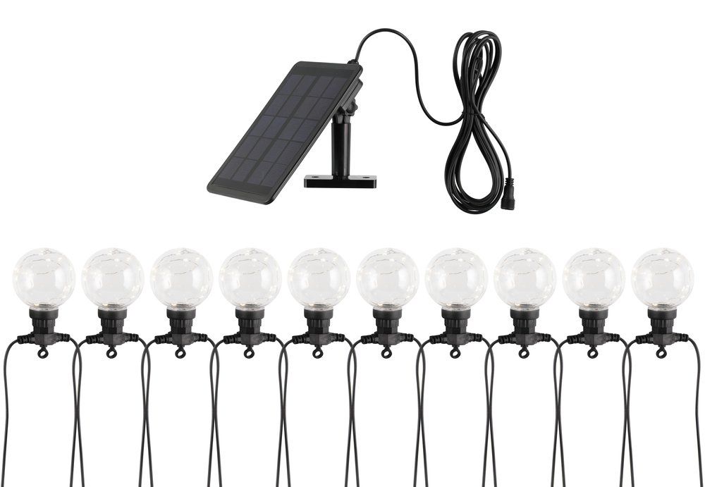 Tarmo Ljuskedja med solarbollar 10 st.
