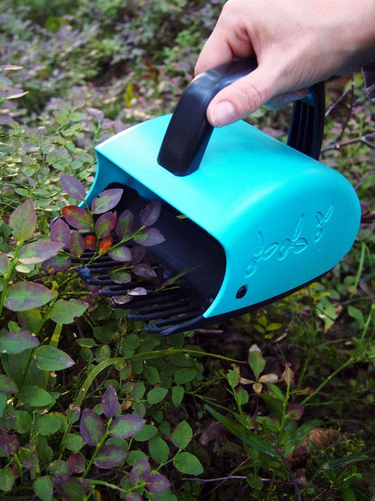 Marjukka Bärplockare tillverkade i Finland blå