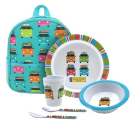 Flamefield Barnservis Camper Junior 6 delar , Inkl ryggsäck