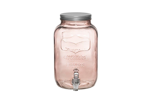 Drikkebeholder med hane, pink 3,9 l