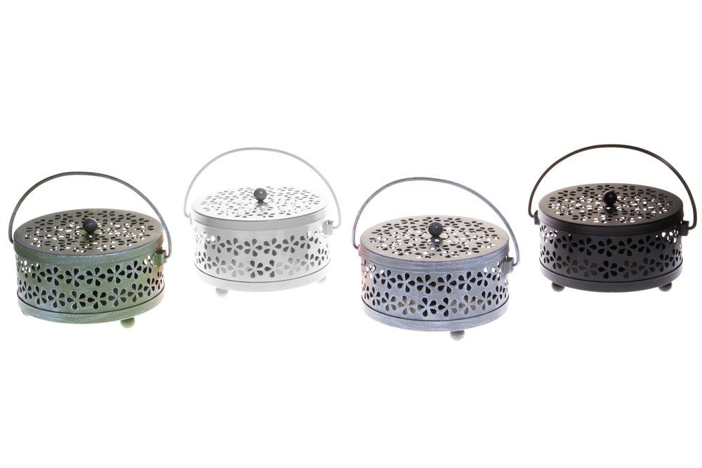 Antibit Brännunderlag för myggrök, metall, olika färger 1st.