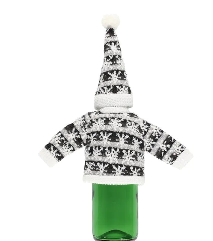 Winteria Julesweater til vinflaske ass.